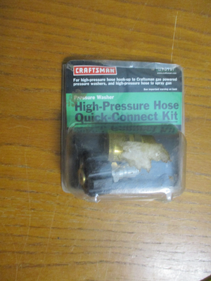 #ad Craftsman High Pressure Hose Quick Connect Kit for Pressure Washer $7.50