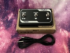 Digitech FS3X 3-Button Foot Switch Guitar Pedal w/Box & TRS Cable 
