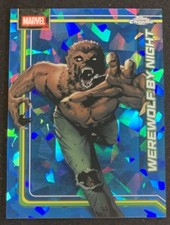 2026 Topps Chrome Sapphire Marvel Werewolf By Night #195