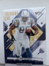 Antonio Gates 2025 Panini Rookie & Stars Touchdown Club Yellow Card #8. rookie card picture