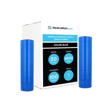 1 Roll VCI Machine Stretch Film Corrosion Protection 20"x4500' 100 Ga Color Blue
