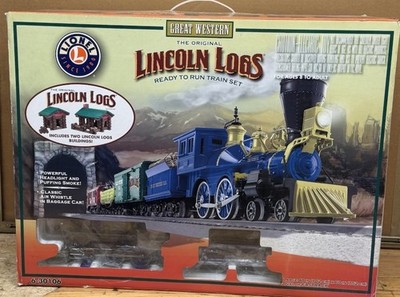 Lionel Train Set Great Western Lincoln Log 6-30106 New In Box