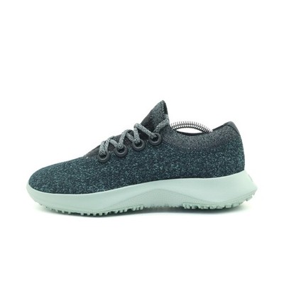 Allbirds Damen Wool Runner Schuhe dunkelgrü Wolle Atmungsaktiv Sneaker EU 37.5