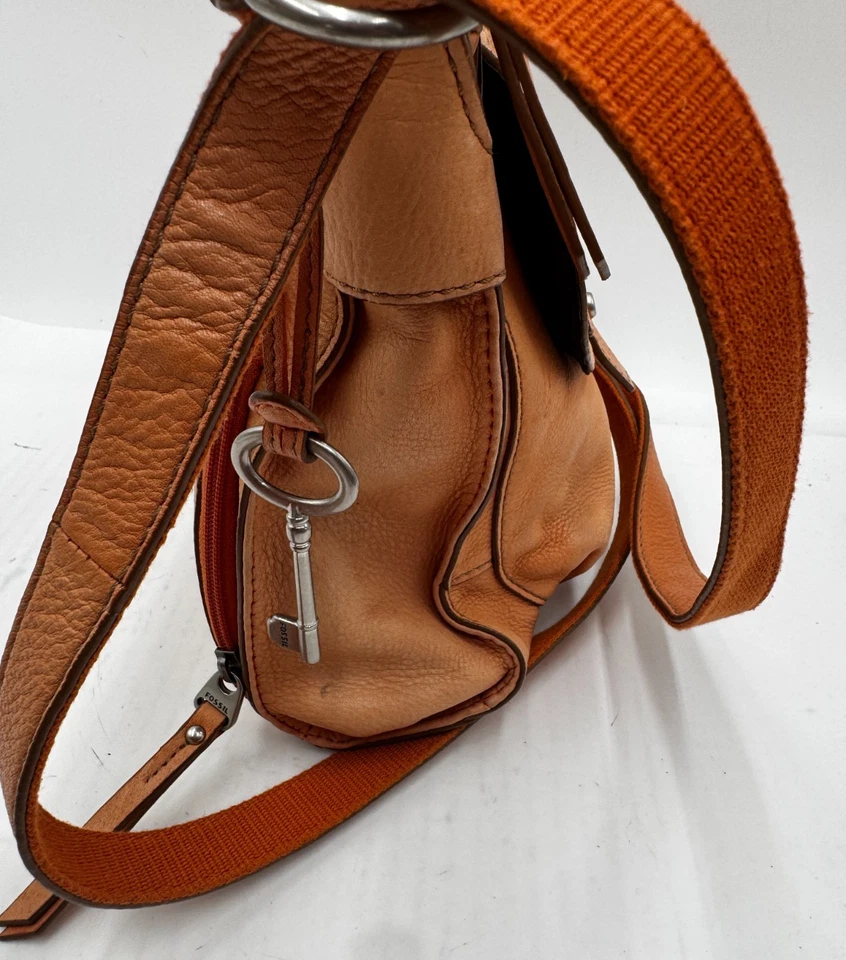 Fossil Long Live Vintage Maddox Women's Handbag Brown Leather Crossbody Bag - Image 3 of 4