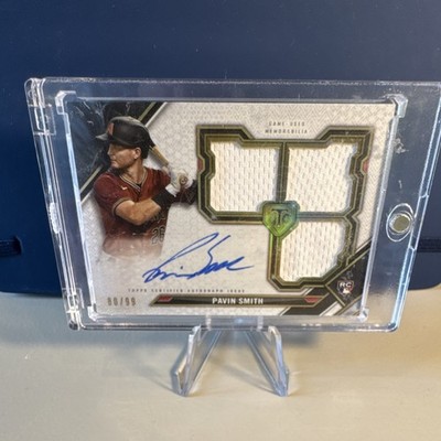 2021 Topps Triple Threads Rookie Auto Relic Pavin Smith #RFPAR-PS /99 Diamondba 