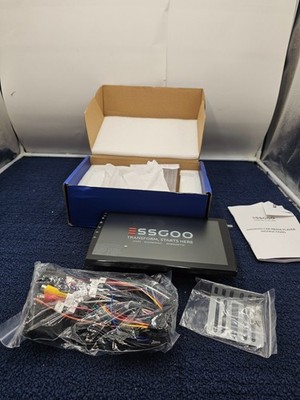 ESSGOO 32G Android 14 Carplay GPS WiFi 10'' Double Din Touch Screen Car Radio+CAM