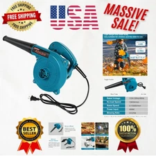 Compact Corded Leaf Blower & Vacuum - 14.6” Lightweight Design for Easy Use