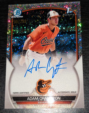 Adam Crampton Baltimore Orioles 2023 Bowman Chrome Speckle Refractor AUTO /299