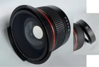 Super Wide HD 0.35x Fisheye Lens For Canon Vixia HF S200 S100