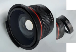 Super Large HD 0.35x Lentille Fisheye pour Canon Vixia HF S200 S100