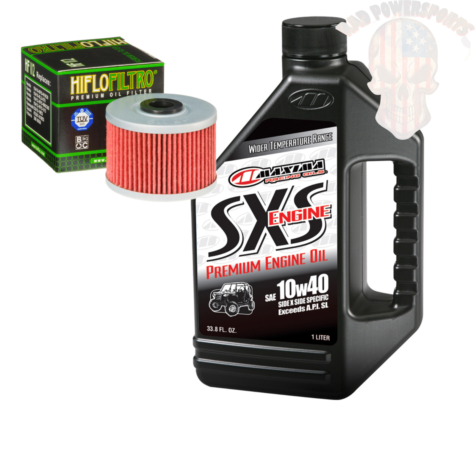 Oil And Filter Change Kit For 2014 Kawasaki KFX 450R Maxima SXS 10W40