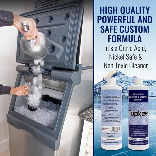 Tupkee Ice Machine Cleaner and Descaler - 16 fl oz, Nickel Safe Maker... - Picture 3 of 9