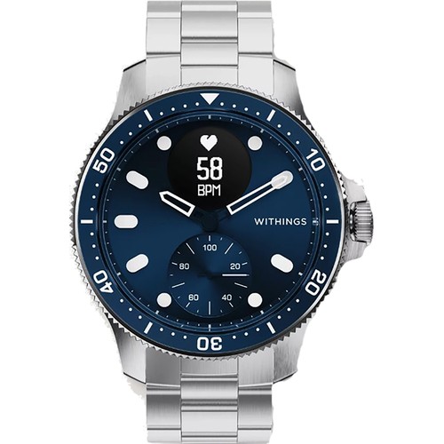 Withings Scanwatch Horizon 43mm Blue Bluetooth Smartwatch NEW - 第 1/1 張圖片