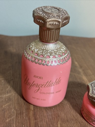 Vintage Avon Collection Of Unforgettable Talc Perfume And Sachet Containers - Picture 7 of 8