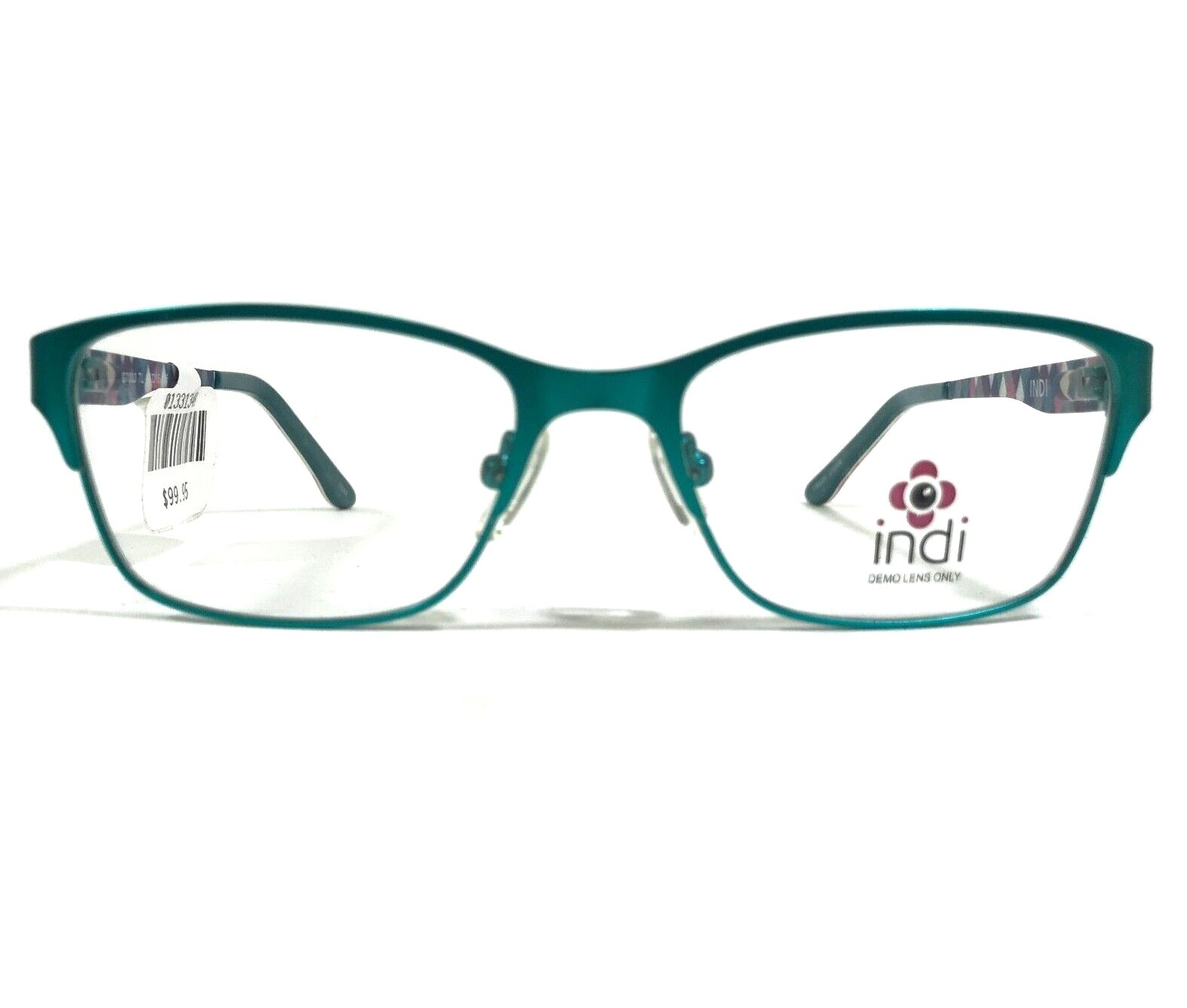 Оправа для очков Indi KG7003 TL Kids для девочек Бирюзово-голубой Кошачий глаз с полной оправой 47-15-120