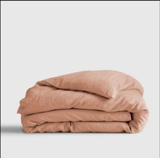 NWOT- Quince European Linen Desert Sunset Duvet Cover Full/ Queen  130 
