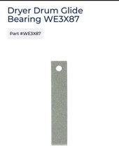 New  WE3X87 Dryer Drum Front Slide Bearing Genuine Part
