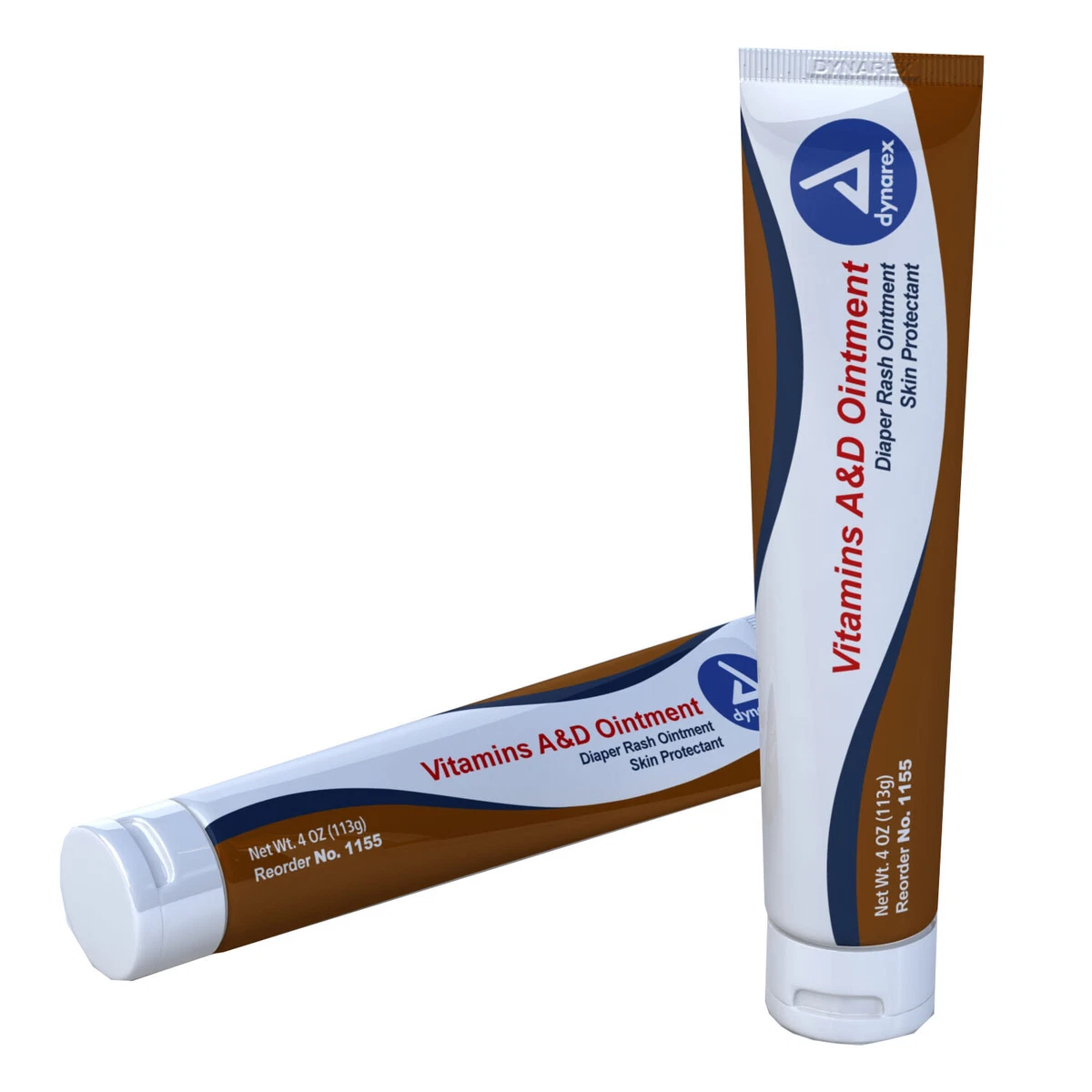 12 PACK Vitamin A D Ointment 4oz Tube Diaper Rash Skin Protectant