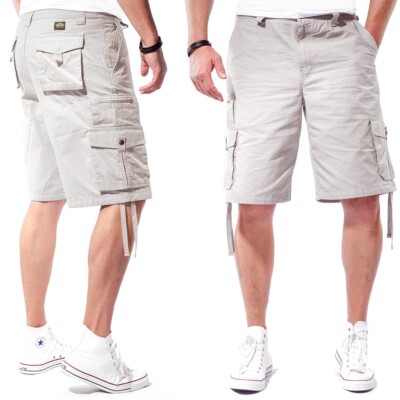 Eddie Bauer Herren Cargoshorts Ripstop Modell 152488 hellgrau