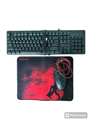 Red Dragon Model S107 Wired Gaming Keyboard Mechanical w/ RGB Backlight Box