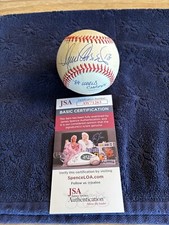 Lance Parrish #13/84 World Champs Signed OAL Baseball JSA COA Vintage