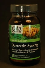 Gaia Herbs Quercetin Synergy 50 Vegan Capsules