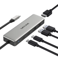 USB C Hub 5IN1 Multiport Adapter 125W PD 4K HDMI 2 USB 3.1 10Gbps 1 USB A 2.0