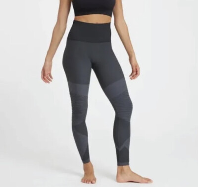 SPANX Look at Me Now Seamless Moto Leggings INDIGO SKY Size S NWT