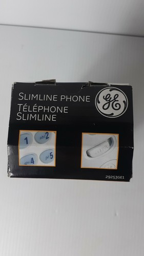 GE Corded Slimline White Home Telephone/ Phone29253GE1 Desk or Wall - Picture 7 of 8