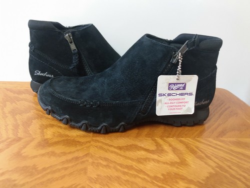 skechers relaxed fit biker boots