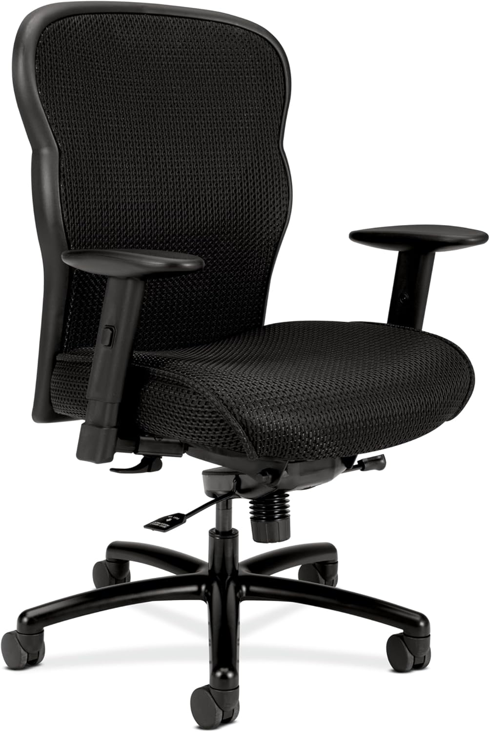 Wave Big and Tall Office Chair 450Lbs - Breathable Stretch Mesh Back & Seat Extr
