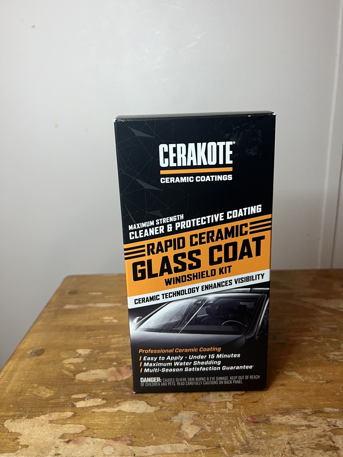 New CERAKOTE Rapid Ceramic Glass Coat Windshield Kit Professional