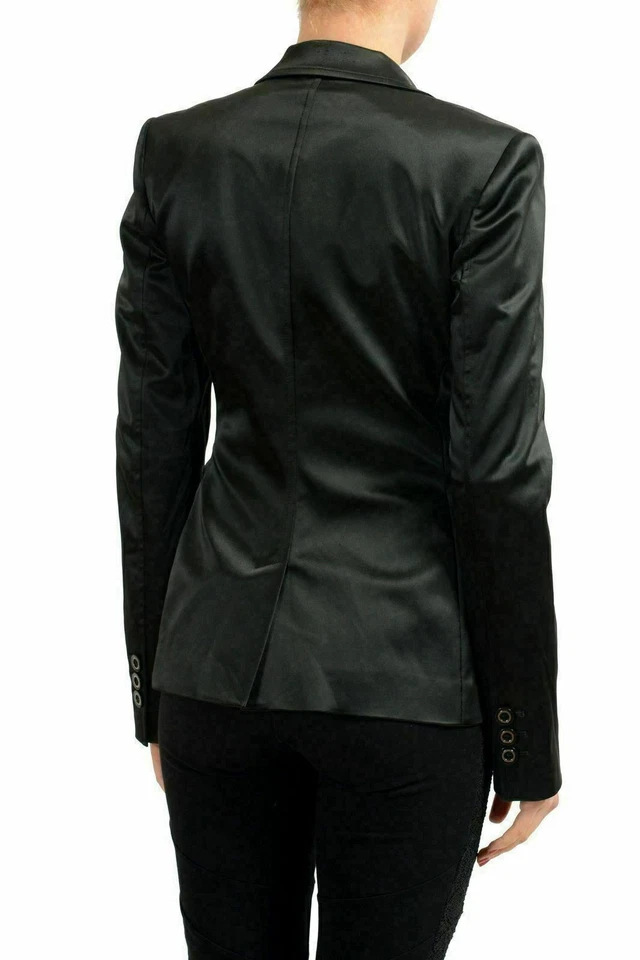 Blazer para mujer Just Cavalli negro de un botón US S IT 40 Foto 2 de 4