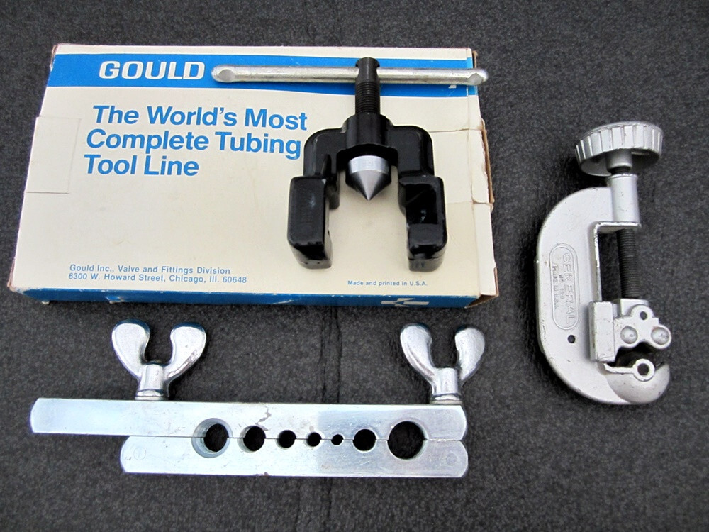 Imperial Eastman Pipe Flaring Tool No. 296-FA & General Cutter 120 Made in USA