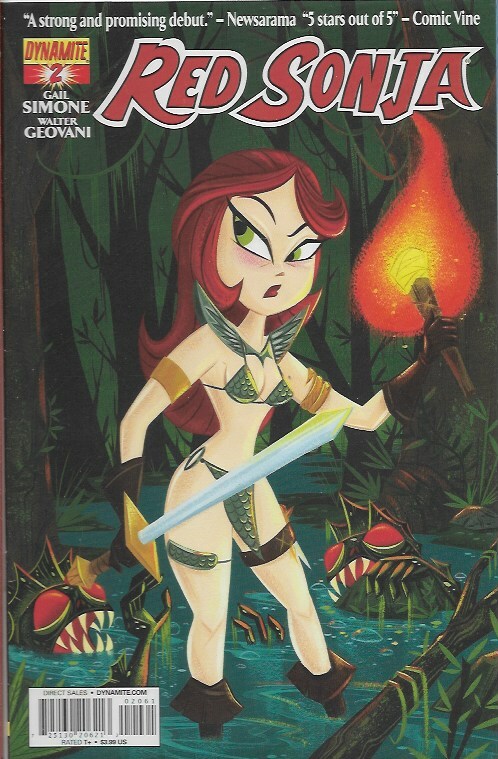 RED SONJA Vol 2 #2 sub cover - Back Issue (S)