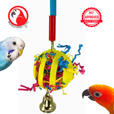 Bonka Bird Toys 1583 Forage My Ball Small Plastic Durable Parrot Cage Toy Pet
