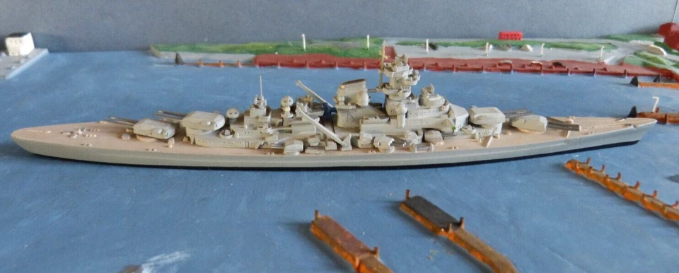 Hansa Metall Modell 100 - 1:1250 : Schlachtschiff Bismarck - dt. Kriegsmarine - Bild 2 von 4
