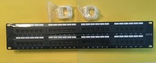 Vanco 820668 48 port Cat 6 Patch Panel with Wire Mgmt