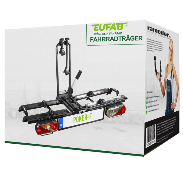 Eufab FahrradträGer Eufab Poker-F FüR 2 FahrräDer 60 Kg Top-image