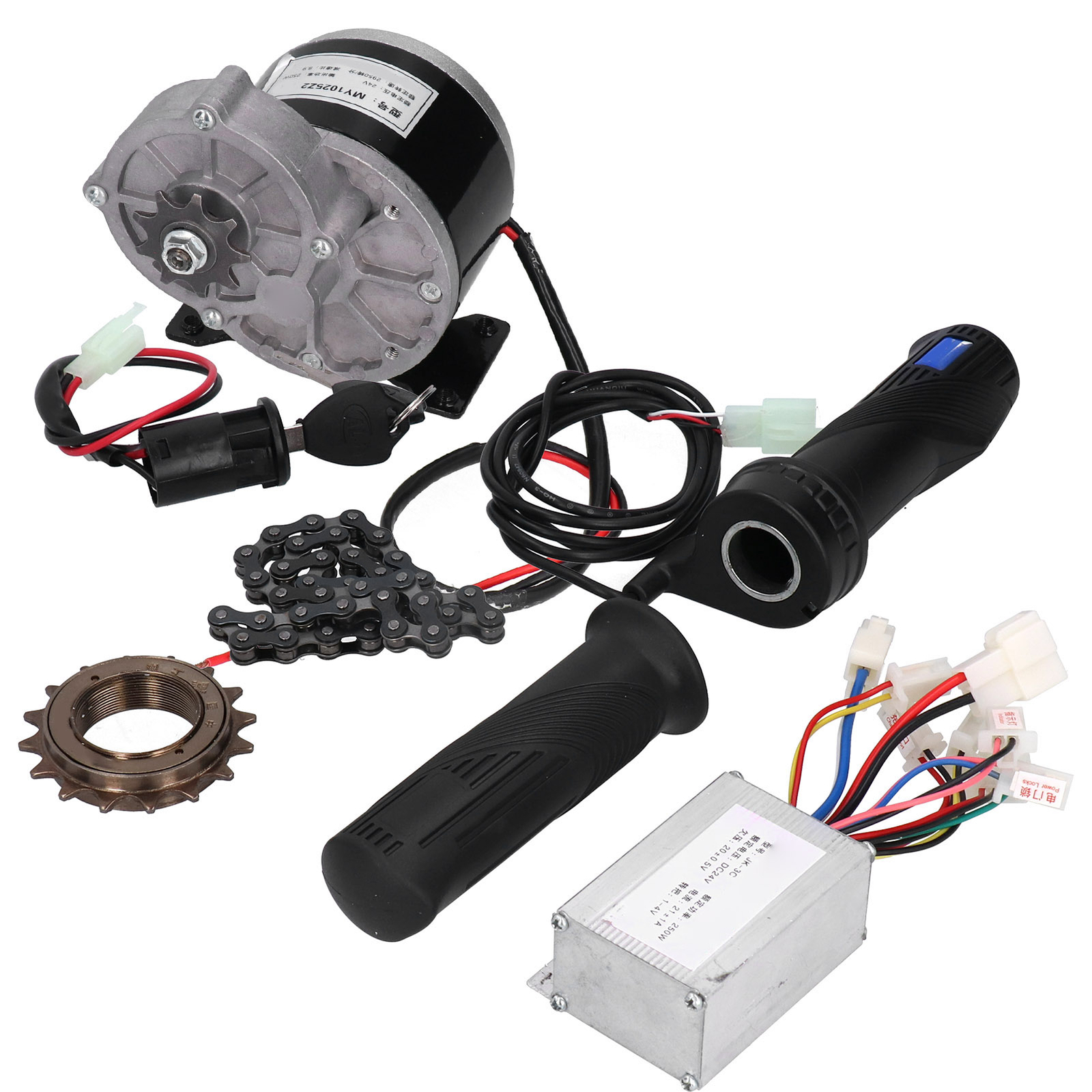 24V 250W Electric Conversion Kit for Electric Bike Scooter Tricycles Skateboards
