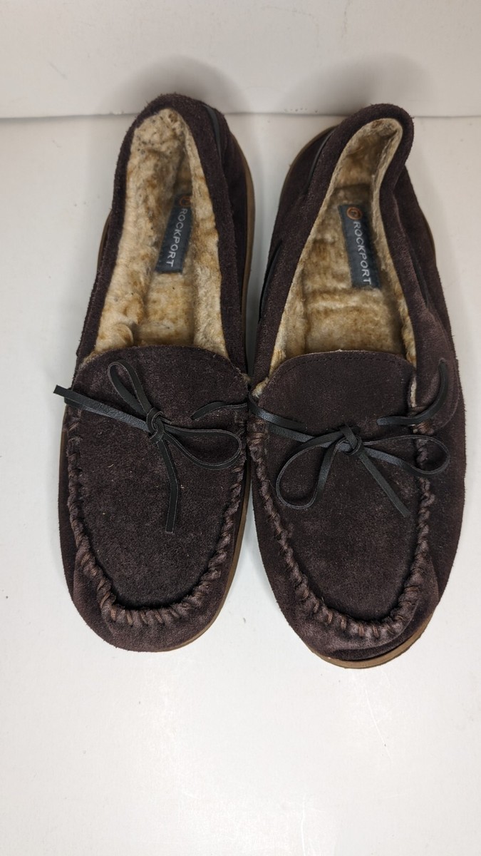 Lined Moccasins Rockport Slippers 119841 Rockport Slippers Faux
