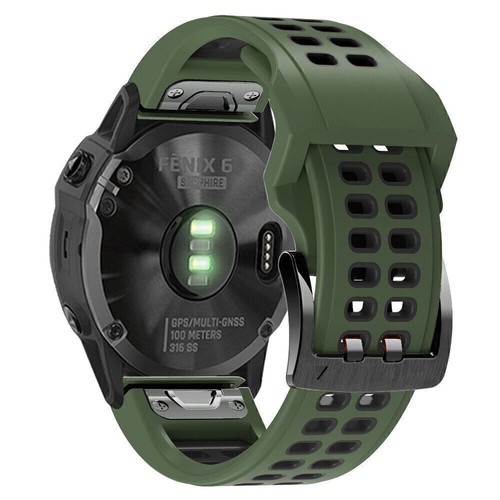 Silicone Watch Band Strap Quickfit For GARMIN Forerunner 935 945 955 Solar 965 - Picture 30 of 198