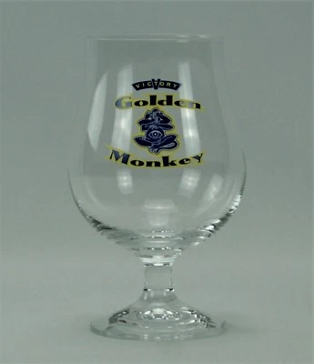 Victory Brewery Golden Monkey belgisches Bier 0,4l Bierschwenker Glas Gläser 122