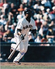 JOSE CASTILLO   SAN FRANCISCO GIANTS   (DECEASED)  ACTION SIGNED 8x10