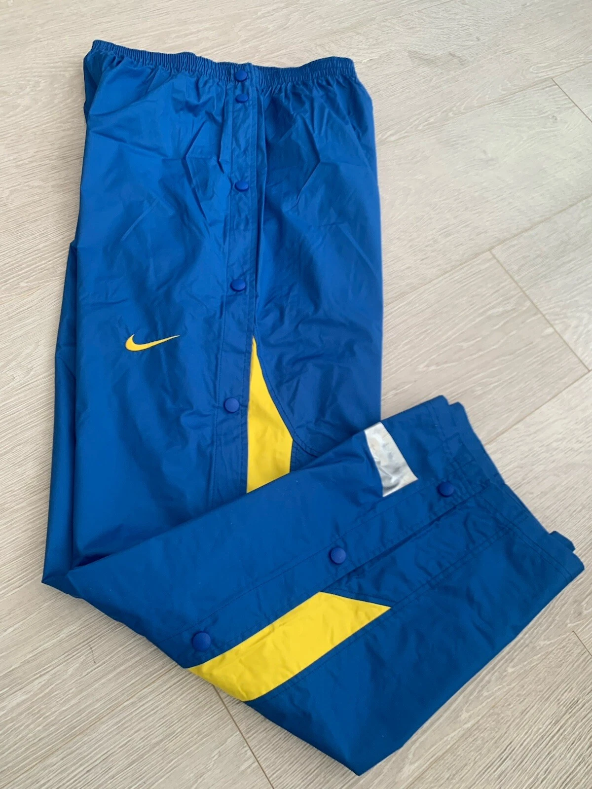 Nike Rare Vintage Ladies Shell Track Bottoms Blue Size L (12-14) BNWT