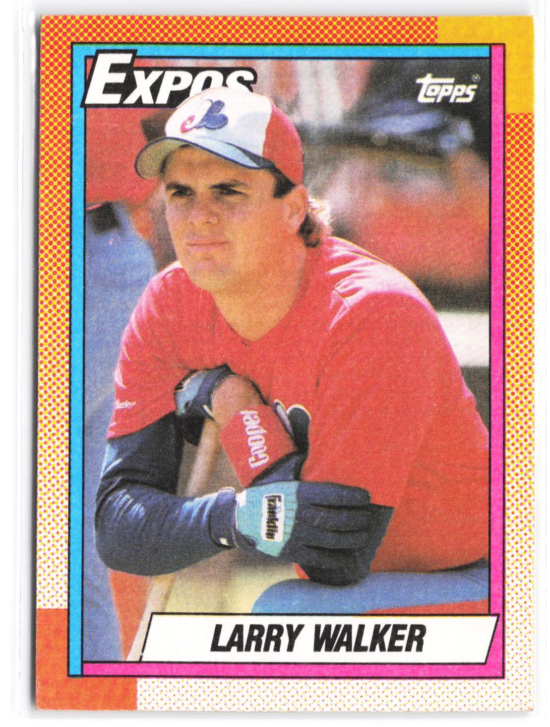 1990 Topps #757 Larry Walker