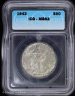 1942 50C Walking Liberty Half Dollar ICG MS 63