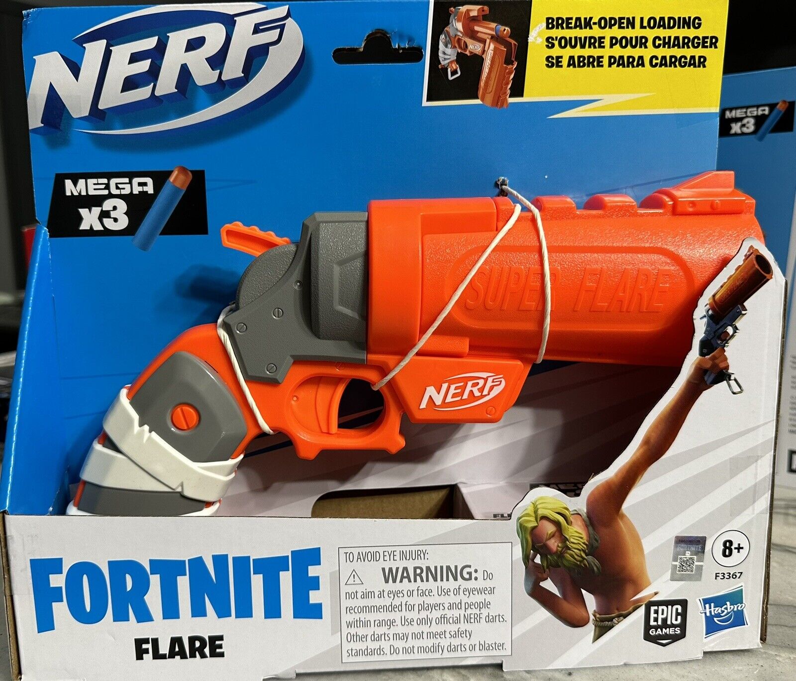 Nerf Gun Fortnite Lot Super Flare/Blaster/Rocket Launcher