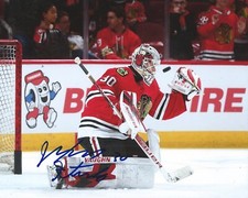 Jaxson Stauber Signed 8x10 Photo Chicago Blackhawks Autographed COA