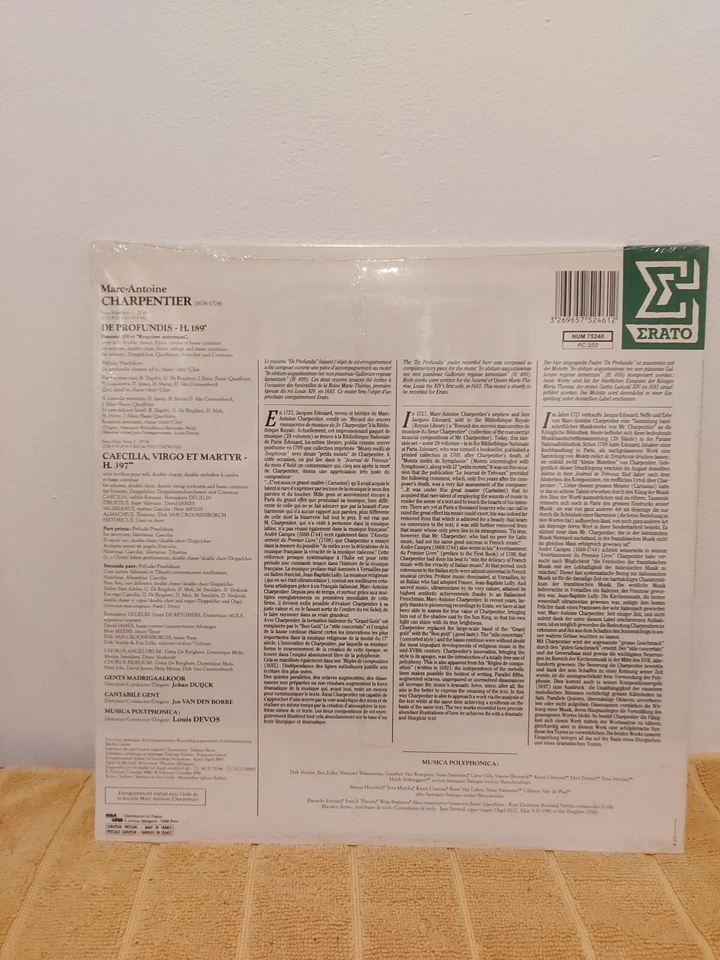 Marc Antoine Charpentier, Louis Devos, Musica Polyphonica, Gents Madrigaalkoor, - Image 2 of 4